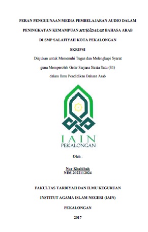 Peran Penggunaan Media Pembelajaran Audio dalam Peningkatan Kemampuan Muhadahah Bahasa Arab di SMP Salafiyah Kota Pekalongan