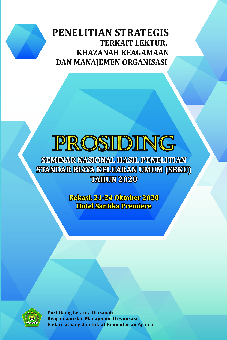 Prosiding Seminar Nasional Hasil Penelitian Standar Biaya Keluaran Umum (SBKU) Tahun 2020