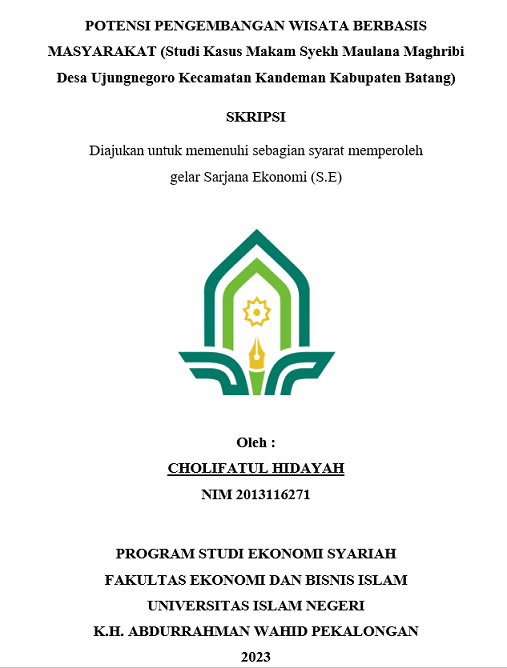 Potensi Pengembangan Wisata Berbasis Masyarakat (Studi Kasus Makam Syekh Maulana Maghribi Desa Ujungnegoro Kecamatan Kandeman Kabupaten Batang