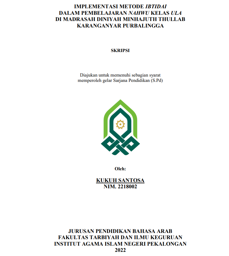 Pengaruh Pembelajaran Pendidikan Agama Islam Terhadap Kecerdasan Spiritual Siswa Kelas VIII SMP N 02 Tirto Pekalongan