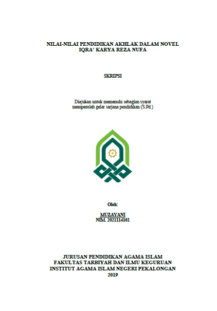 Nilai-Nilai Pendidikan Akhlak Dalam Novel Iqra; Karya Reza Nufa