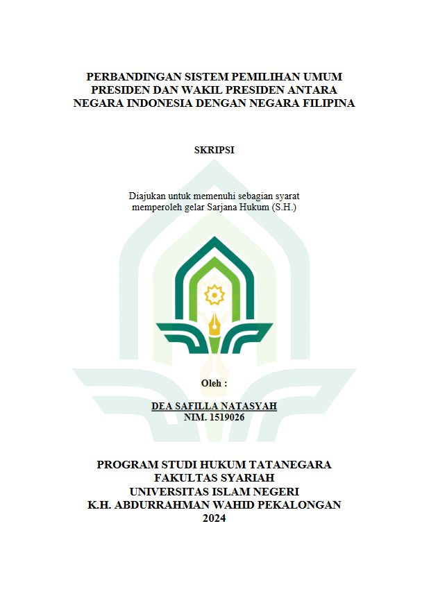 Perbandingan Sistem Pemilihan Umum Presiden Dan Wakil Presiden Antara Negara Indonesia Dengan Negara Filipina