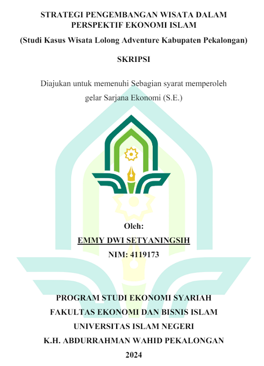 Strategi Pengembangan Wisata Dalam Perspektif Ekonomi Islam (Studi Kasus Wisata Lolong Adventure Kabupaten Pekalongan)