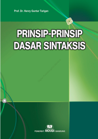 Prinsip-Prinsip Dasar Sintaksis