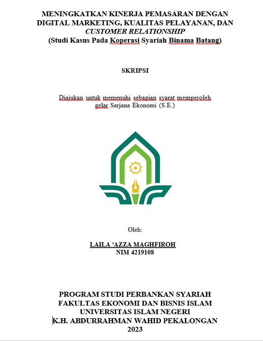 Pengaruh Kualitas Pelayanan, Citra Perusahaan Dan Kepercayaan Terhadap Kepuasan Nasabah Dalam Menggunakan Tabungan IB Biman Di Bank Jateng Syariah Pekalongan