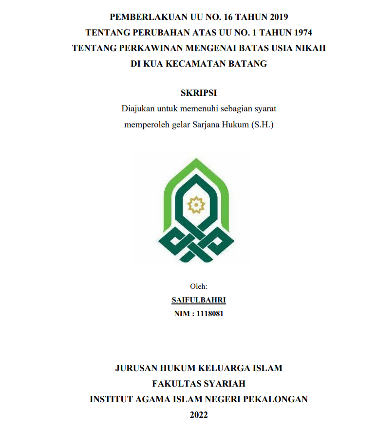 Pelaksanaan Perilaku Hidup Bersih Dan Sehat (PHBS) Pada Anak Usia Dini Di TK Ahfa Krapyak Kota Pekalongan