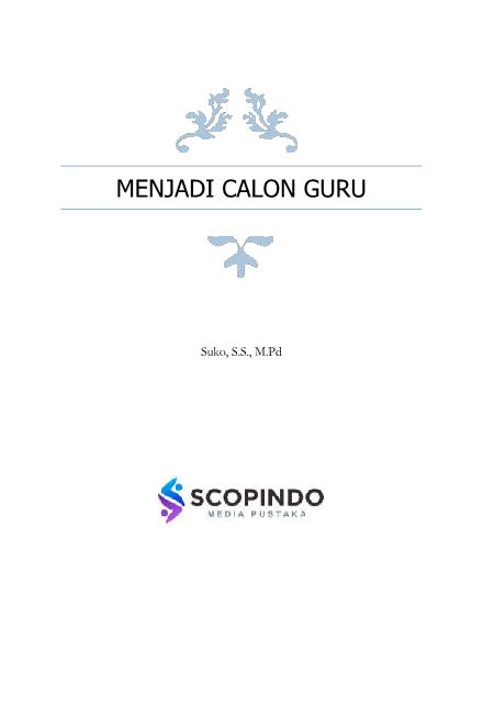 Menjadi Calon Guru