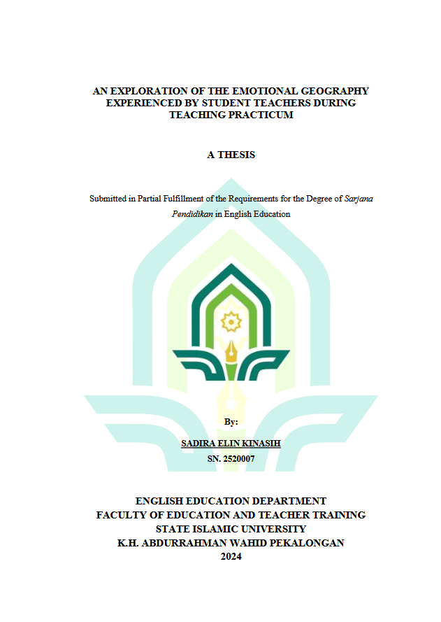 An Exploration Of The Emotional Geography Experienced By Student Teachers During Teaching Practicum