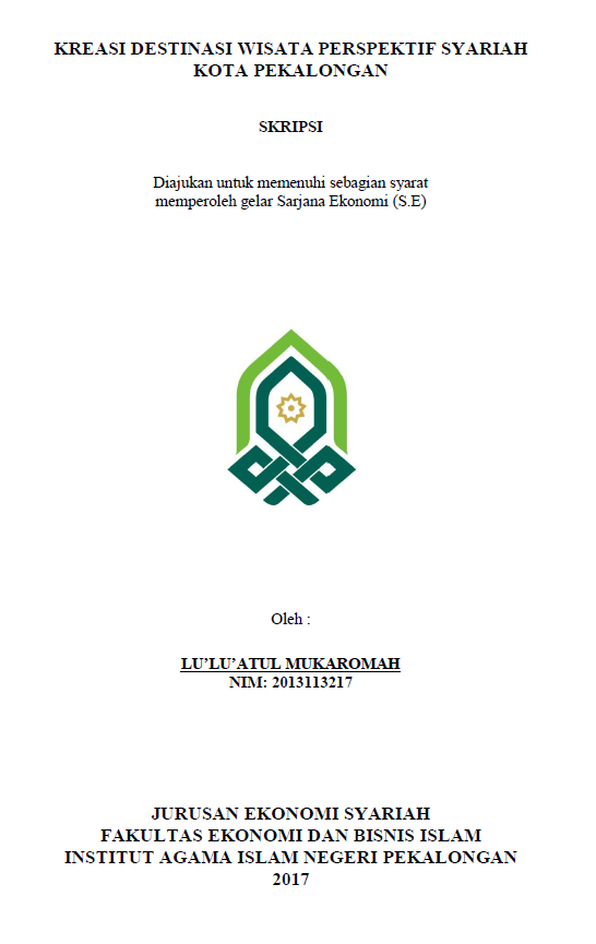 Kreasi Destinasi Wisata Perspektif Syariah Kota Pekalongan