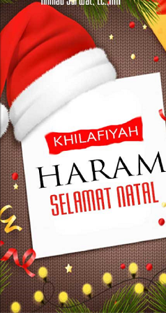 Khilafiyah Haram Selamat Natal