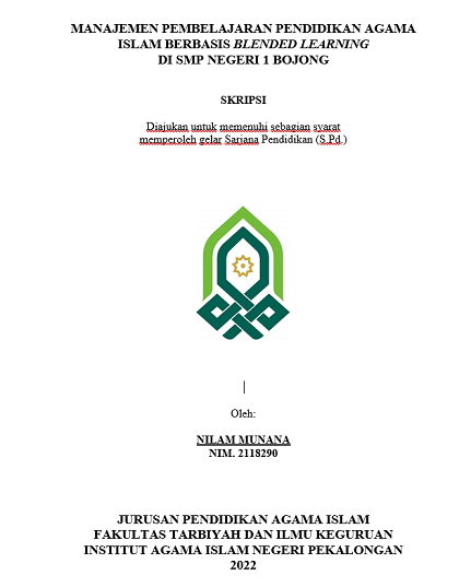 Manajemen Pembelajaran Pendidikan Agama Islam Berbasis Blended Learning di SMP Negeri 1 Bojong