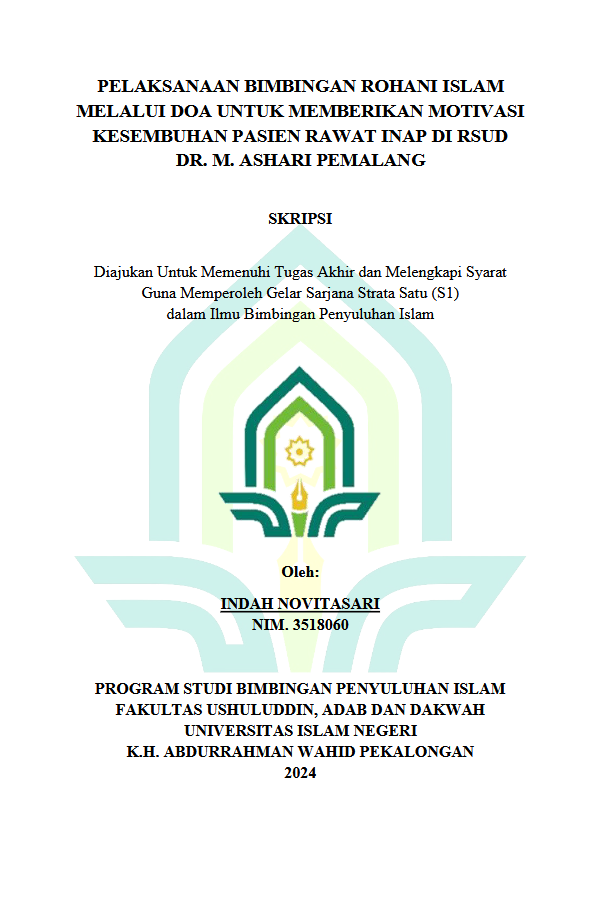 Pelaksanaan Bimbingan Rohani Islam Melalui Do'a Untuk Memberikan Motivasi Kesembuhan Pasien Rawat Inap Di RSUD Dr. M. Ashari Pemalang