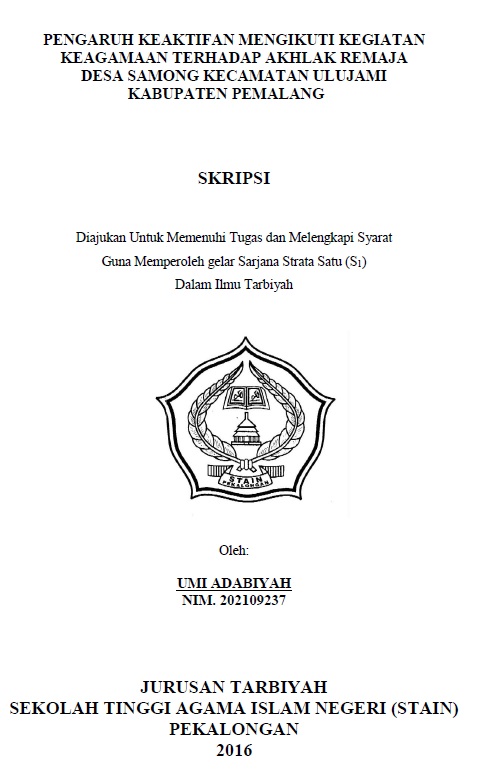 Manajemen Pengelolaan Madrasah (Studi Kasus Tentang Kepemimpinan Kepala MTs NU 01 Pecalungan Kabupaten Batang)