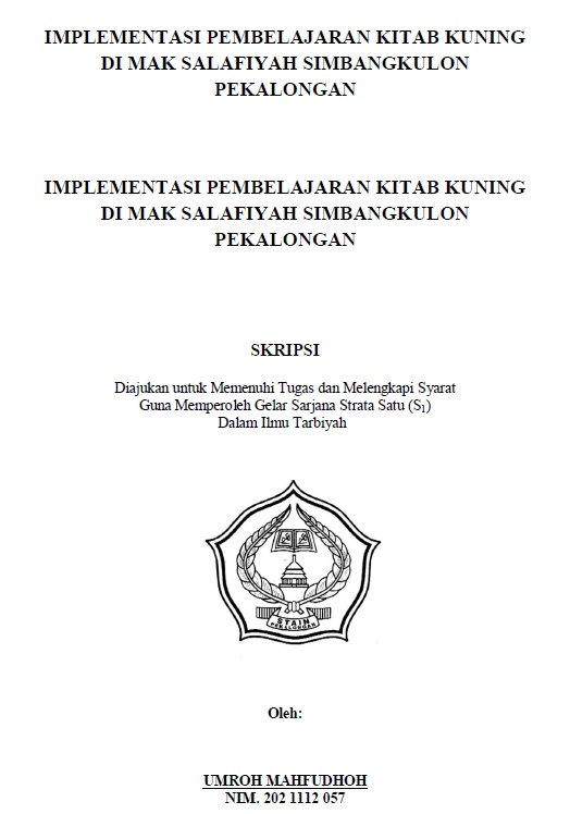 Implementasi Pembelajaran Kitab Kuning di MAK Salafiyah Simbangkulon Pekalongan