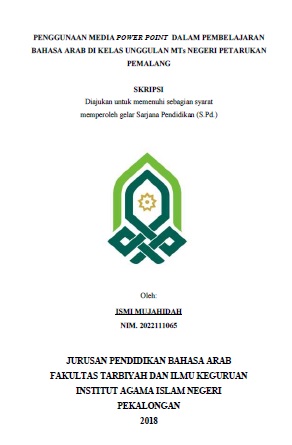 Image of Penggunaan Media Power Point dalam Pembelajaran Bahasa Arab di Kelas Unggulan MTs Negeri Petarukan Pemalang
