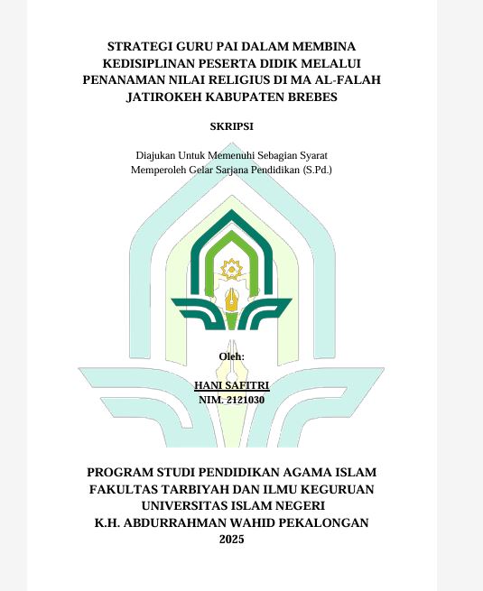 Image of Strategi Guru PAI Dalam Membina Kedisiplinan Peserta Didik Melalui Penanaman Nilai Religius di MA Al-Falah Jatirokeh Kabupaten Brebes