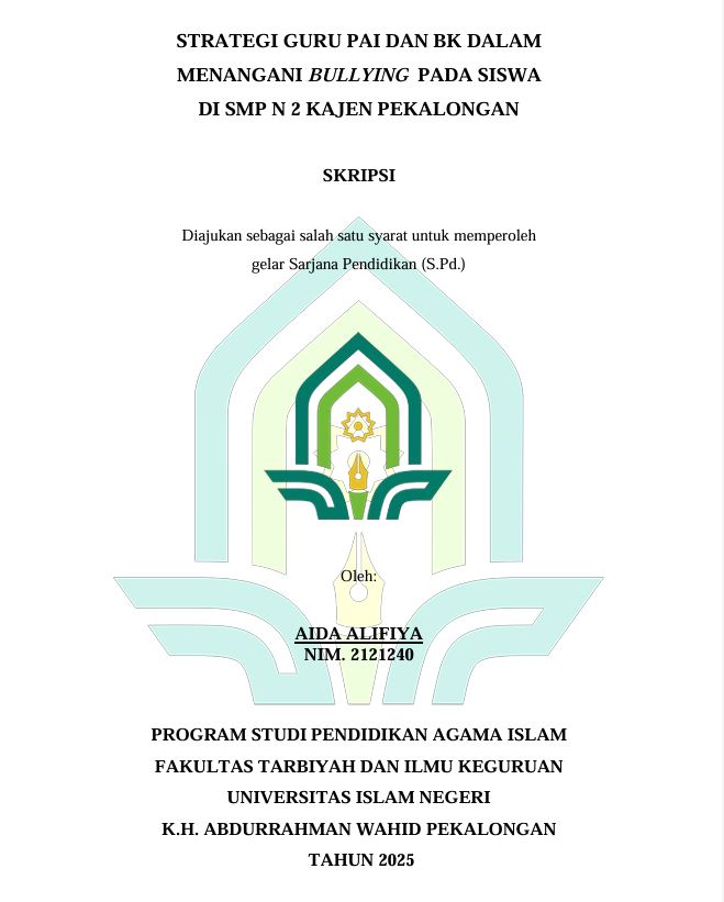 Image of Strategi Guru PAI Dan BK Dalam Menangani Bullying Pada Siswa Di SMP N 2 Kajen Pekalongan