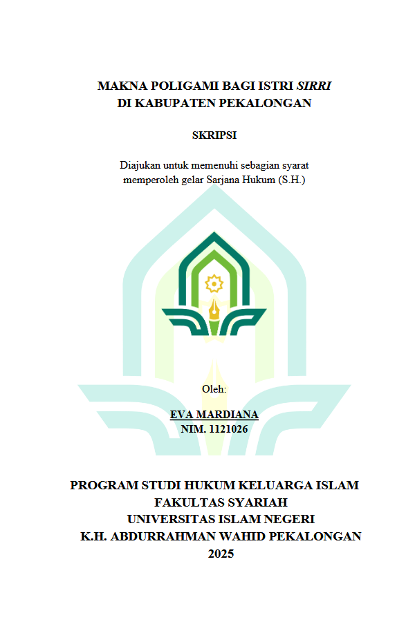 Image of Makna Poligami Bagi Istri Sirri Di Kabupaten Pekalongan