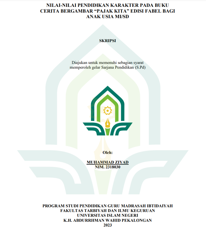 Image of Nilai-Nilai Pendidikan Karakter Pada Buku cerita Bergambar 