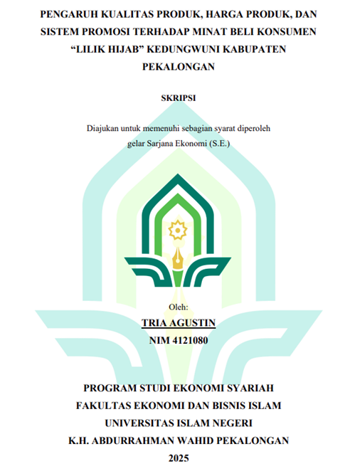 Image of Pengaruh Kualitas Produk, Harga produk, dan Sistem Promosi Terhadap Minat Beli Konsumen 