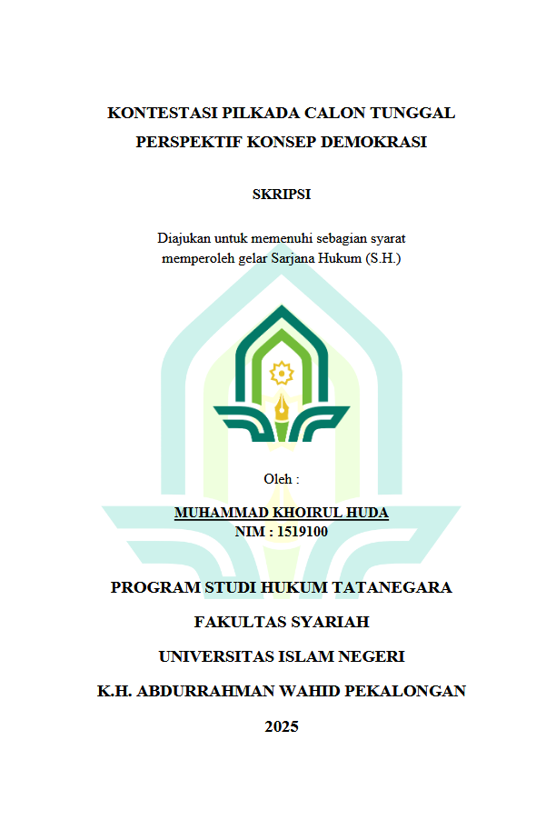 Image of ﻿Kontestasi Pilkada Calon Tunggal Perspektif Konsep Demokrasi