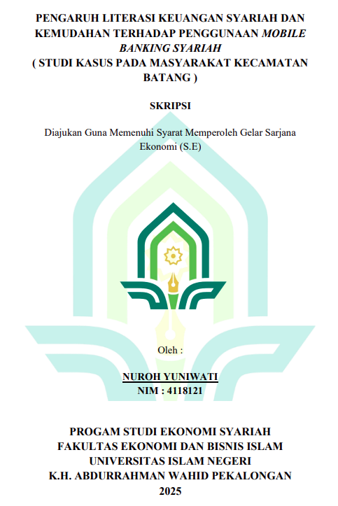 Image of Pengaruh Literasi Keuangan Syariah dan Kemudahan Terhadap Penggunaan Mobile Banking Syariah (Studi Kasus pada Masyarakat Kecamatan Batang)