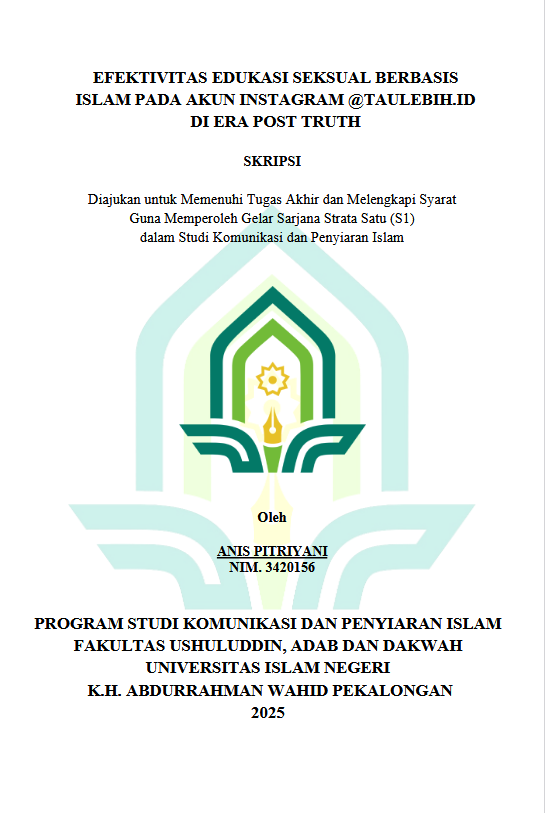 Image of Efektivitas Edukasi Seksual Berbasis Islam Pada Akun Instagram @Taulebih.Id Di Era Post Truth