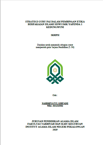 Image of Strategi Guru PAI Dalam Pembinaan Etika Berpakaian Islami Siswi SMK Yapenda 1 Kedungwuni
