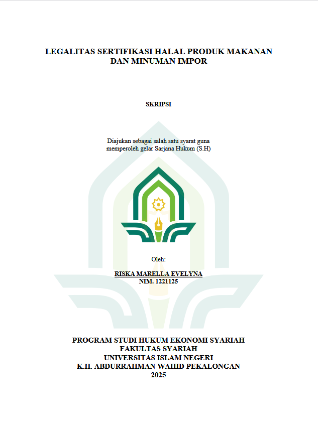 Image of Legalitas Sertifikasi Halal Produk Makanan Dan Minuman Impor