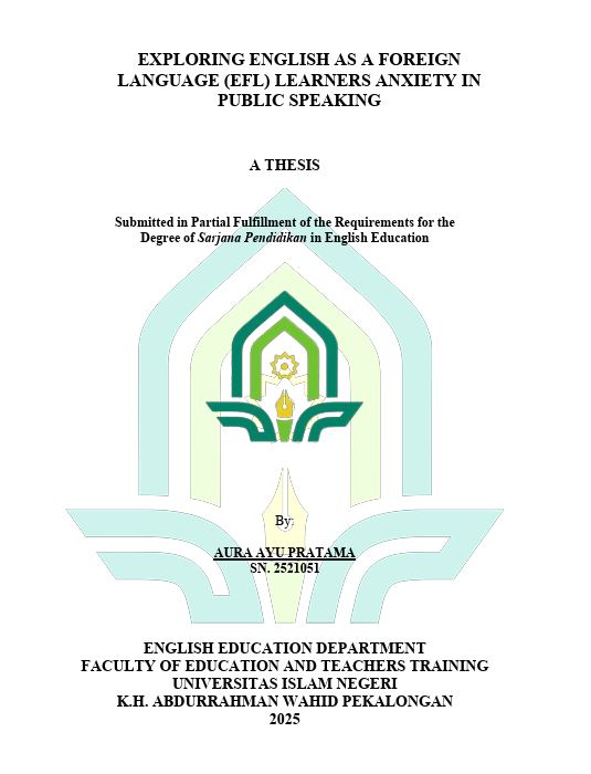 Image of Exploring English As A Foreign Language (EFL) Learners Anxiety In Public Speaking