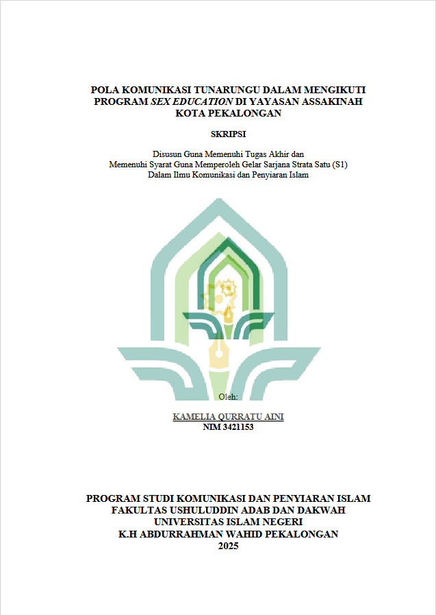 Image of Pola Komunikasi Tunarungu Dalam Mengikuti Program Sex Education Di Yayasan Assakinah Kota Pekalongan
