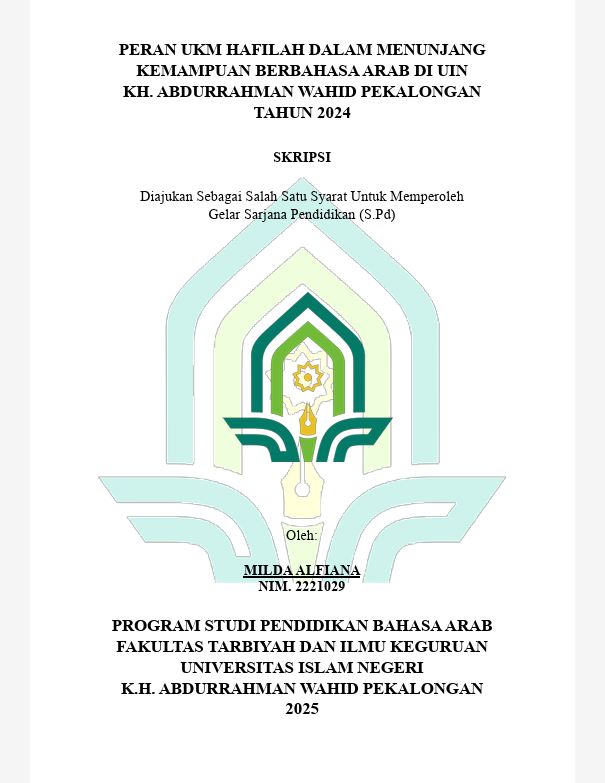 Image of Peran UKM Haflah Dalam Menunjang Kemampuan Berbahasa Arab Di UIN KH. Abdurrahman Wahid Pekalongan Tahun 2024
