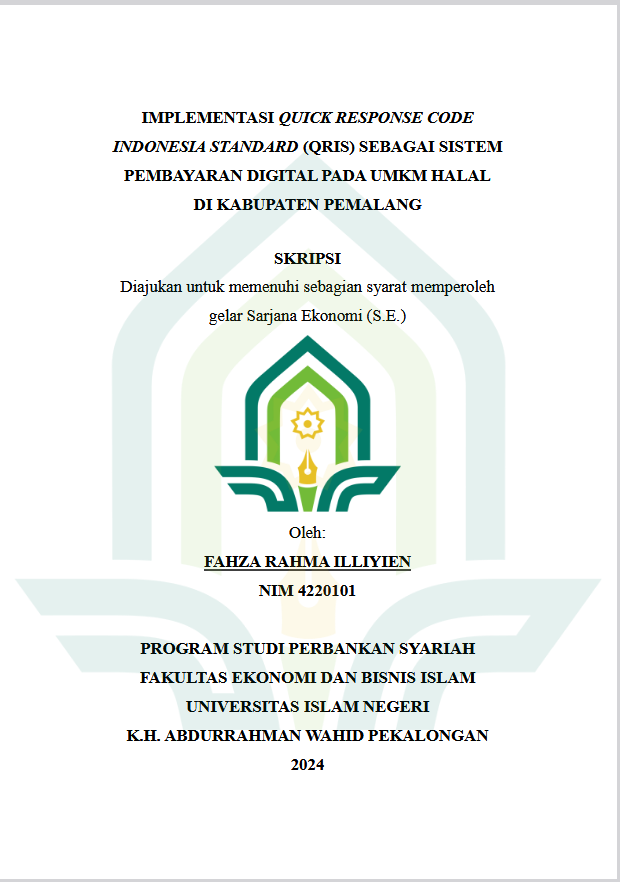 Image of Implemetasi Quick Response Code Indonesia Standard (QRIS) Sebagai Sistem Pembayaran Digital Pada UMKM Halal Di Kabupaten Pemalang