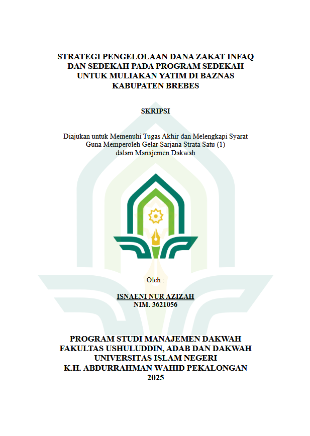 Image of Strategi Pengelolaan Dana Zakat Infaq Dan Sedekah Pada Program Sedekah Untuk Muliakan Yatim Di Baznas Kabupaten Brebes