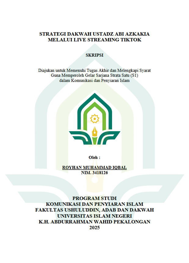 Image of Strategi Dakwah Ustadz Abi Azkakia Melalui Live Streaming Tiktok