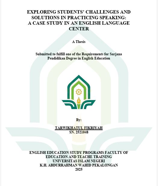 Image of Exploring Students' Challenges And Solutions In Practicing Speaking: A Case Study In An English Language Center