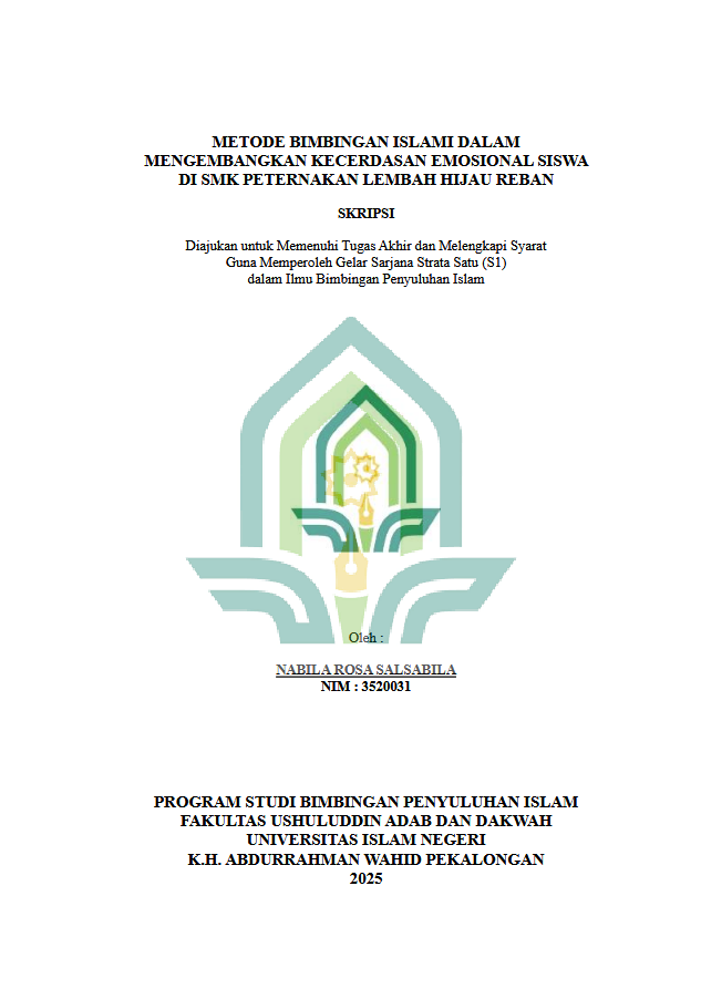 Image of Metode Bimbingan Islami dalam Mengembangkan Kecerdasan Emosional Siswa di SMK Peternakan Lembah Hijau Reban