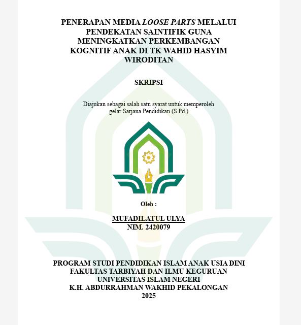 Image of Penerapan Media Loose Parts Melalui Pendekatan Saintifik Guna Meningkatkan Perkembangan Kognitif di TK Wahid Hasyim Wiroditan