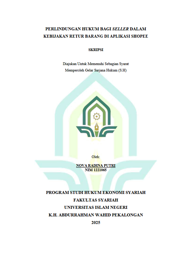 Image of Perlindungan Hukum Bagi Seller Dalam Kebijakan Retur Barang Di Aplikasi Shopee