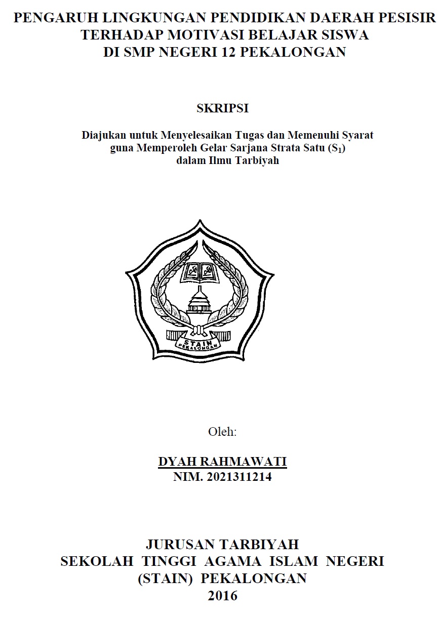 Image of Pengaruh Lingkungan Pendidikan Daerah Pesisir Terhadap Motivasi Belajar Siswa di SMP Negeri 12 Pekalongan
