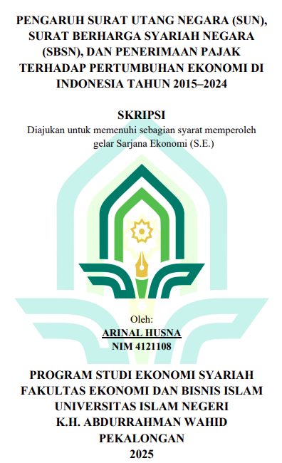 Image of Pengaruh Surat Utang Negara (SUN), Surat Berharga Syariah Negara (SBSN), dan Penerimaan Pajak Terhadap Pertumbuhan Ekonomi di Indonesia Tahun 2015-2014