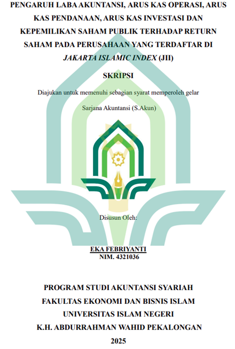 Image of Pengaruh Laba Akuntansi, Arus Kas Operasi, Arus Kas Pendanaan, Arus Kas Investasi Dan Kepemilikan Saham Pada Perusahaan Yang Terdaftar di Jakarta Islamic Index (JII)