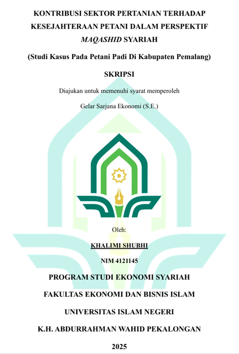 Image of Kontribusi Sektor Pertanian Terhadap Kesejahteraan Petani Dalam Perspektif Maqashid Syariah