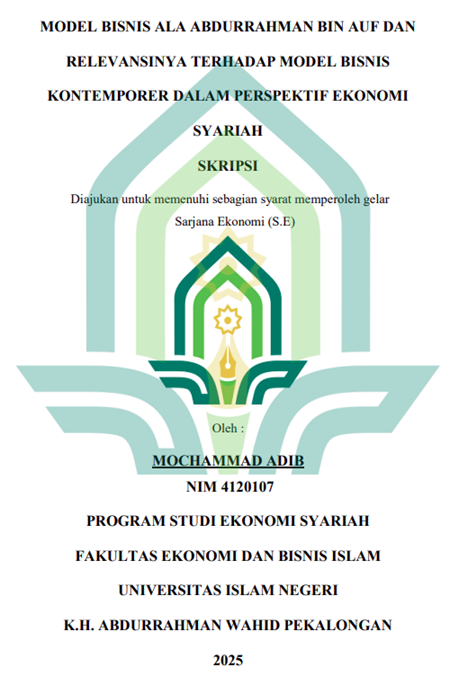 Image of Model Bisnis Ala Abdurrahman bin Auf dan Relevansinya Terhadap Model Bisnis Kontemporer Dalam Perspektif Ekonomi Syariah