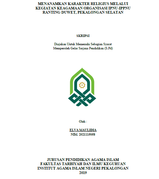 Image of Menanamkan Karakter Religius Melalui Kegiatan Keagamaan Organisasi IPNU_IPPNU Ranting Duwet, Pekalongan Selatan