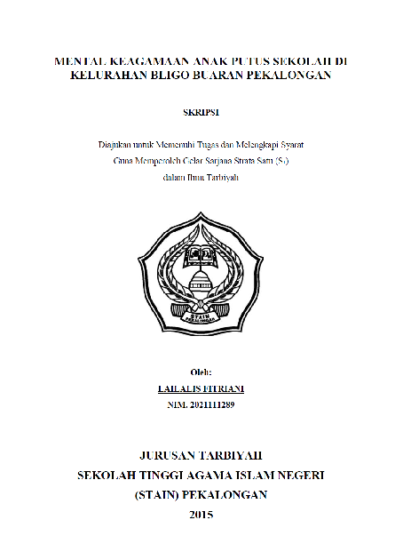 Image of Mental Keagamaan Anak Putus Sekolah Di Kelurahan Bligo Buaran Pekalongan