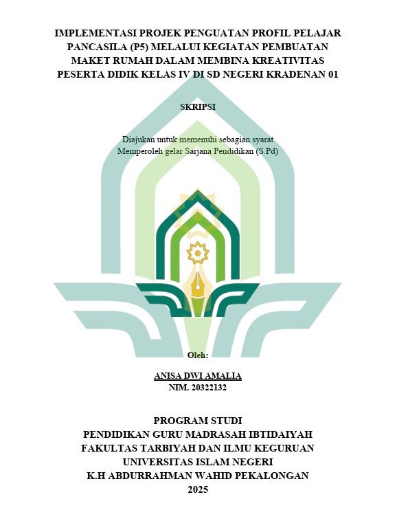 Image of Implementasi Projek Penguatan Profil Pelajar Pancasila (P5) Melalui Kegiatan Pembuatan Maket Rumah Dalam Membina Kreativitas Peserta Didik Kelas IV di SD Negeri Kradenan 01