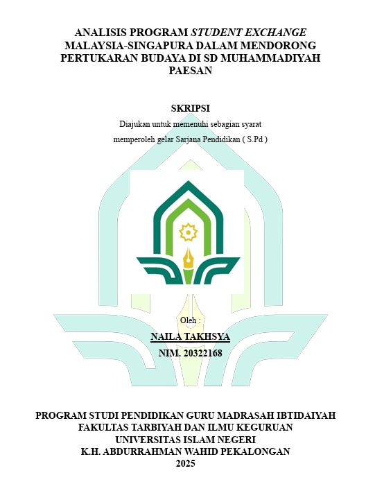 Image of Analisis Progam Student Exchange Malaysia-Singapura Dalam Mendorong Pertukaran Budaya Di SD Muhammadiyah Paesan