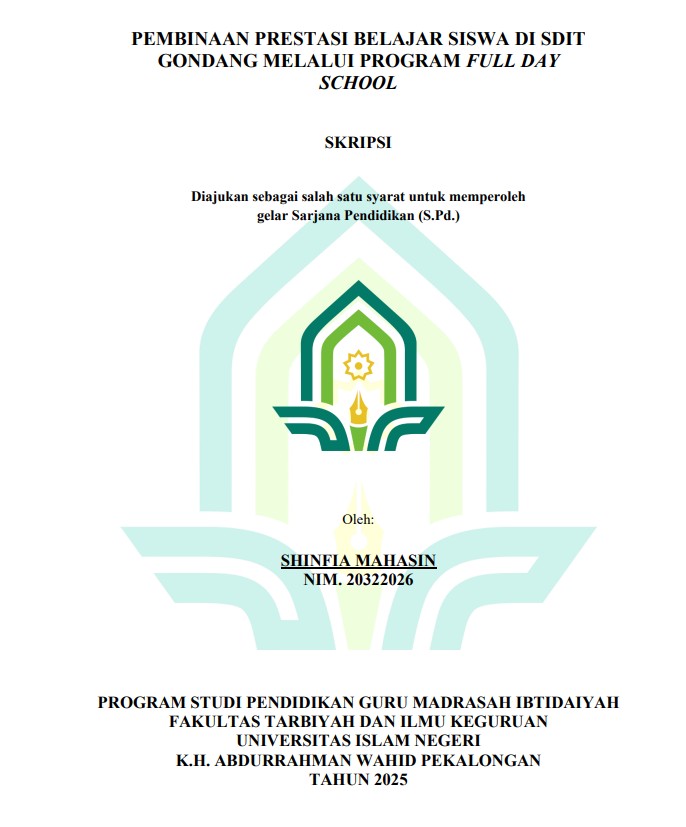 Image of Pembinaan Prestasi Belajar Siswa di SDIT Gondang Melalui Program Full Day School