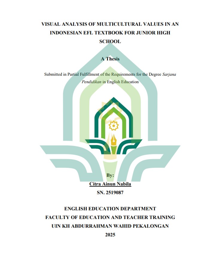 Image of Visual Analysis Of Multicultural Values In An Indonesian Efl Textbook For Junior High School